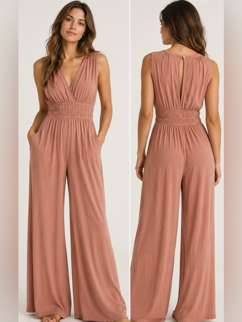 Old Navy Rust/Mauve jumpsuit Size Small